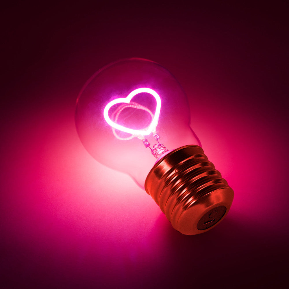 Ampoule Cœur Rechargeable - Lampe Originale