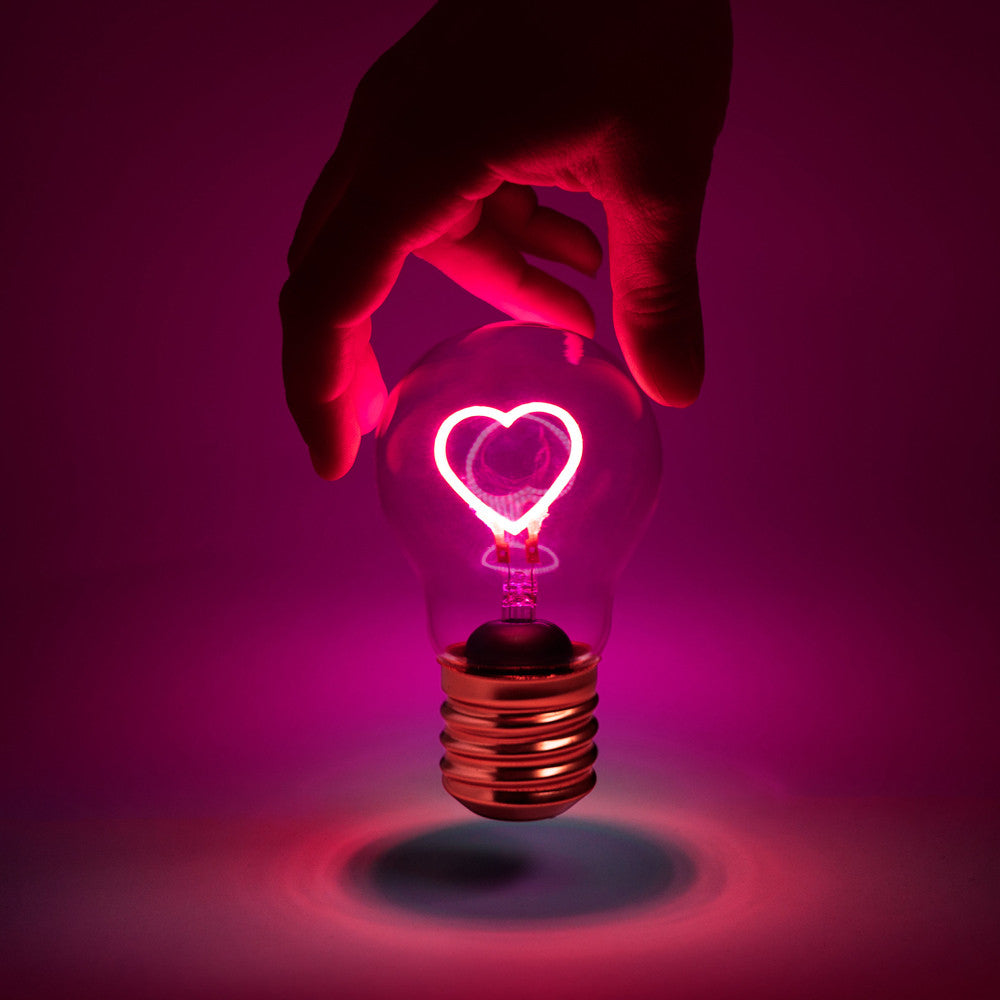 Ampoule Cœur Rechargeable - Lampe Originale