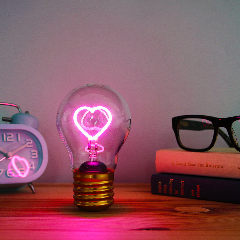Ampoule Cœur Rechargeable - Lampe Originale