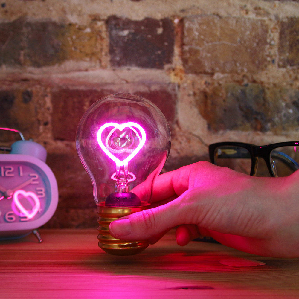 Ampoule Cœur Rechargeable - Lampe Originale