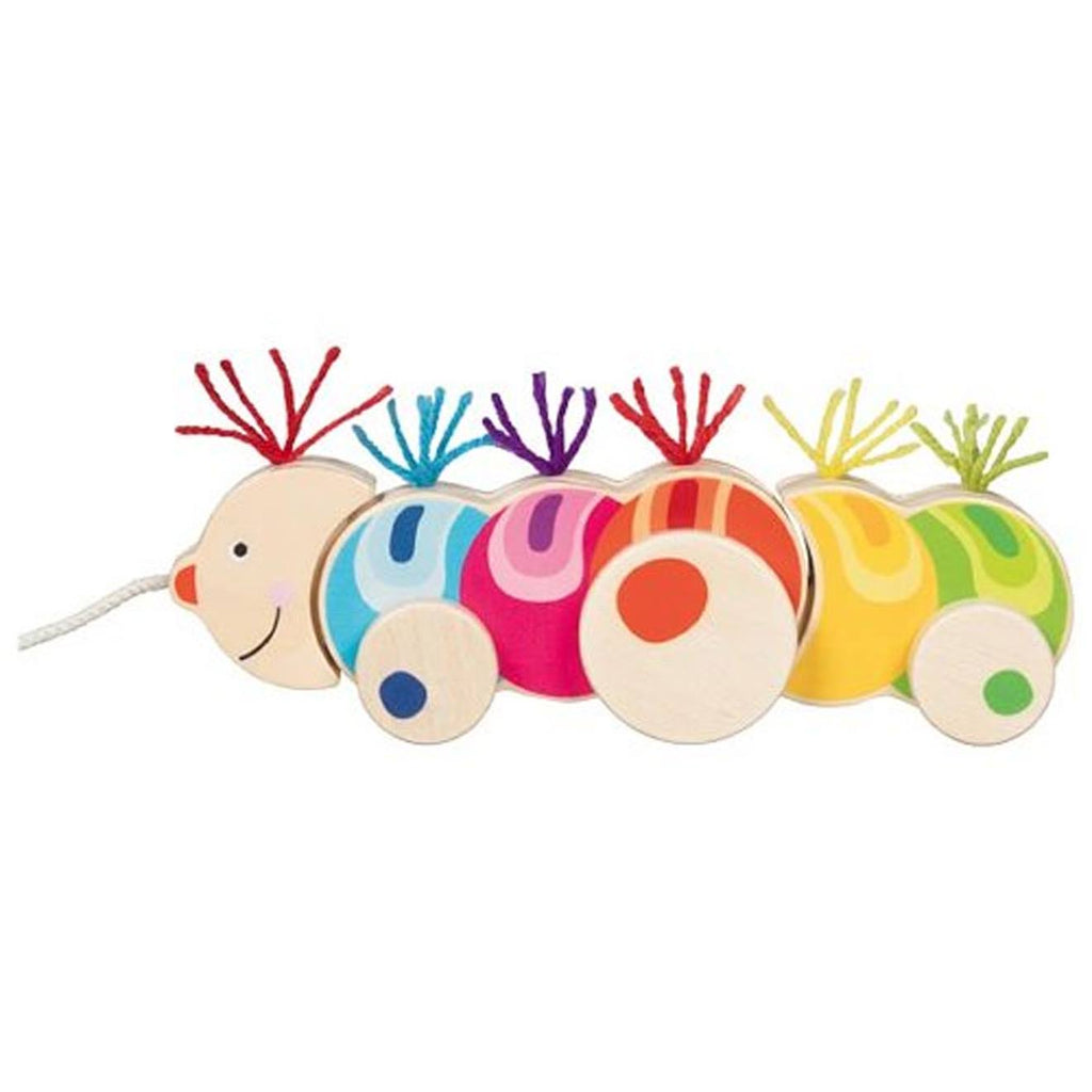 Animal à tirer la chenille papilio multicolore