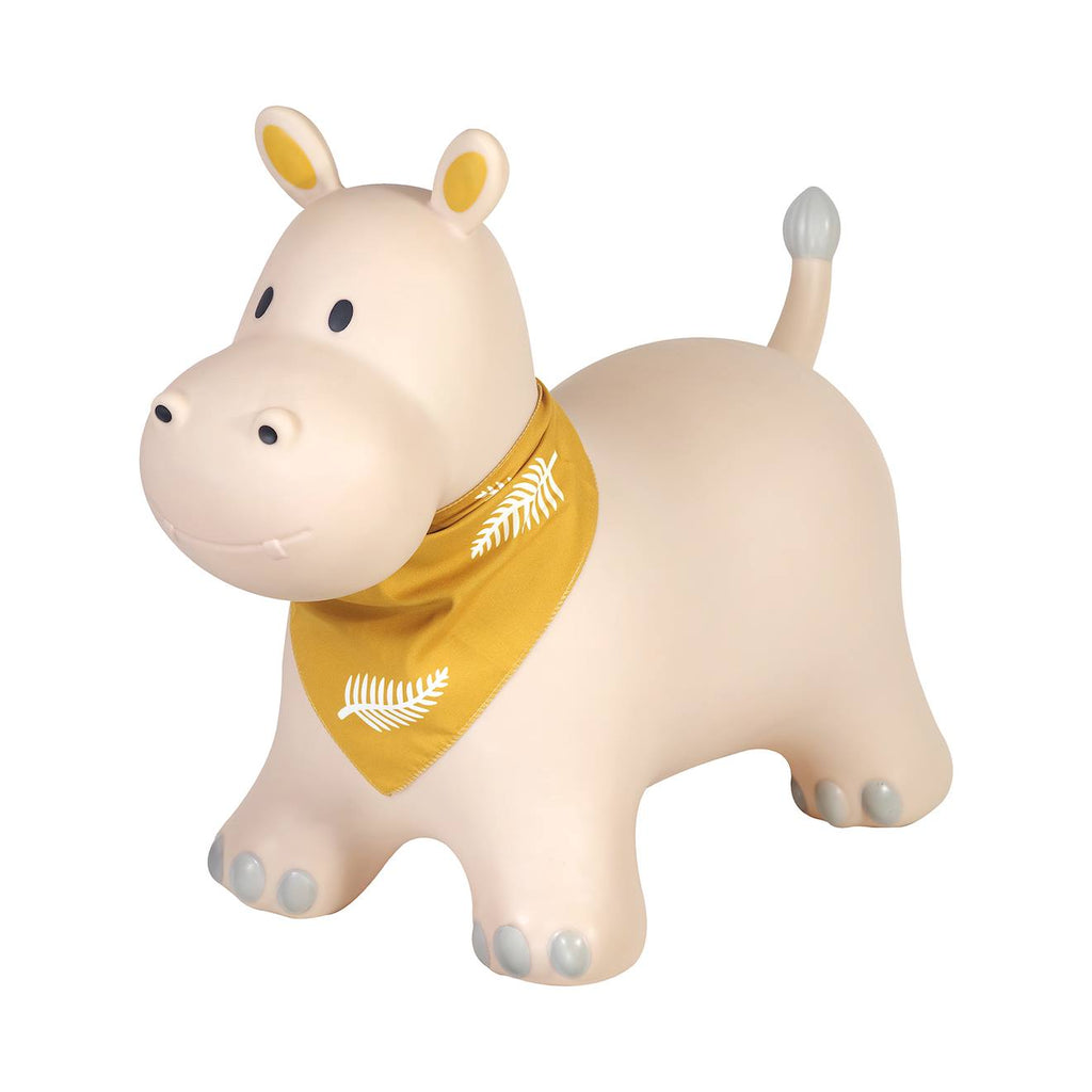 Animal sauteur gonflable sable - hippo