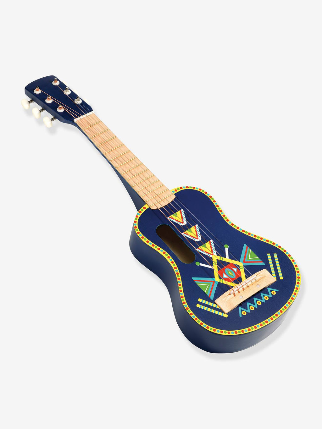 Animambo guitare à 6 cordes métalliques bleu