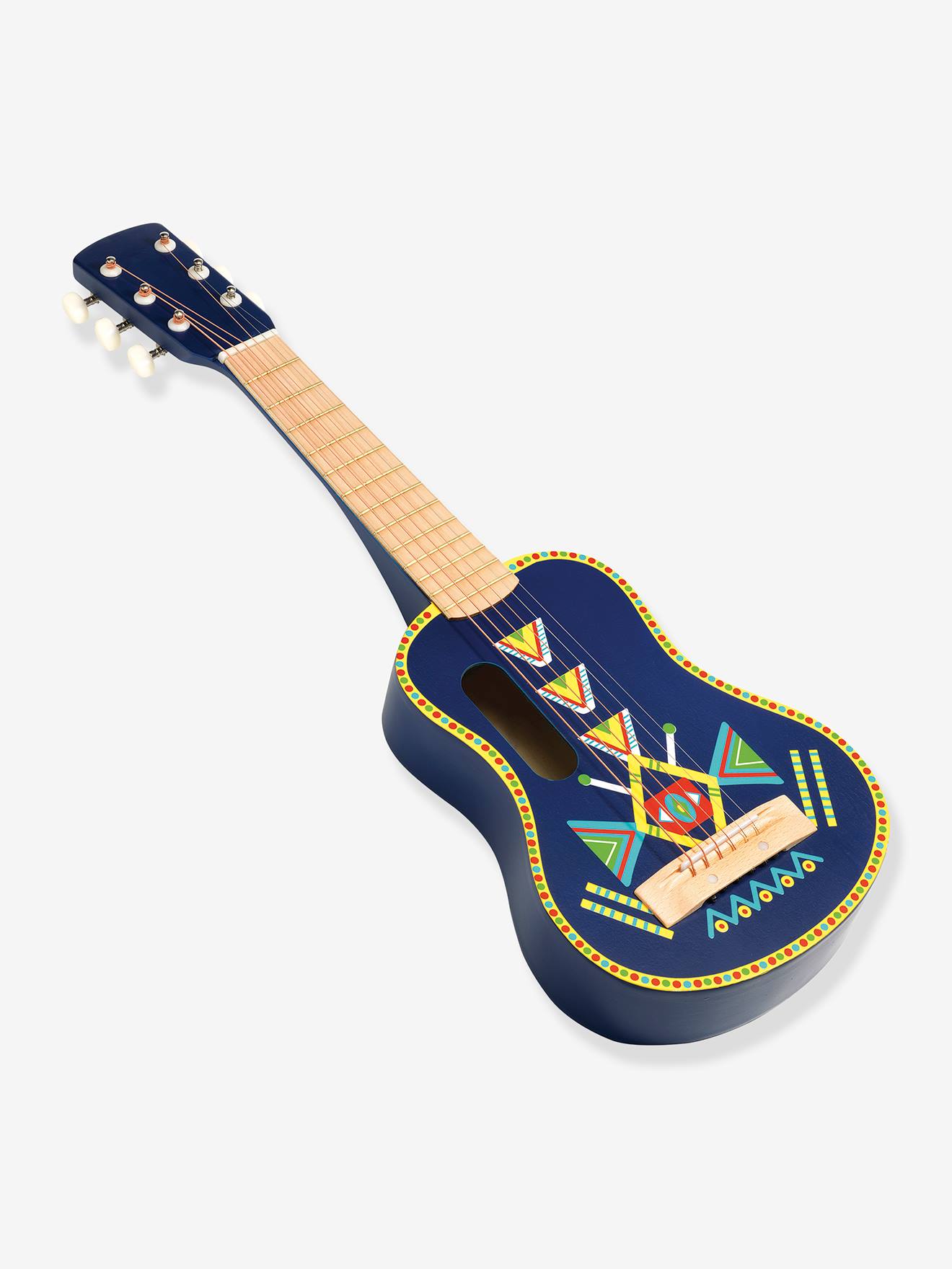 Animambo guitare à 6 cordes métalliques bleu