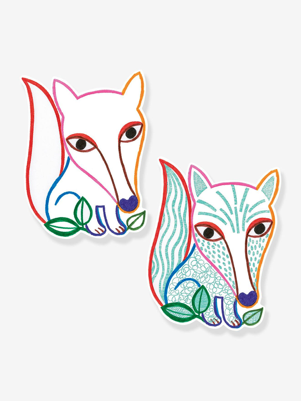 Animaux à révéler - bleu