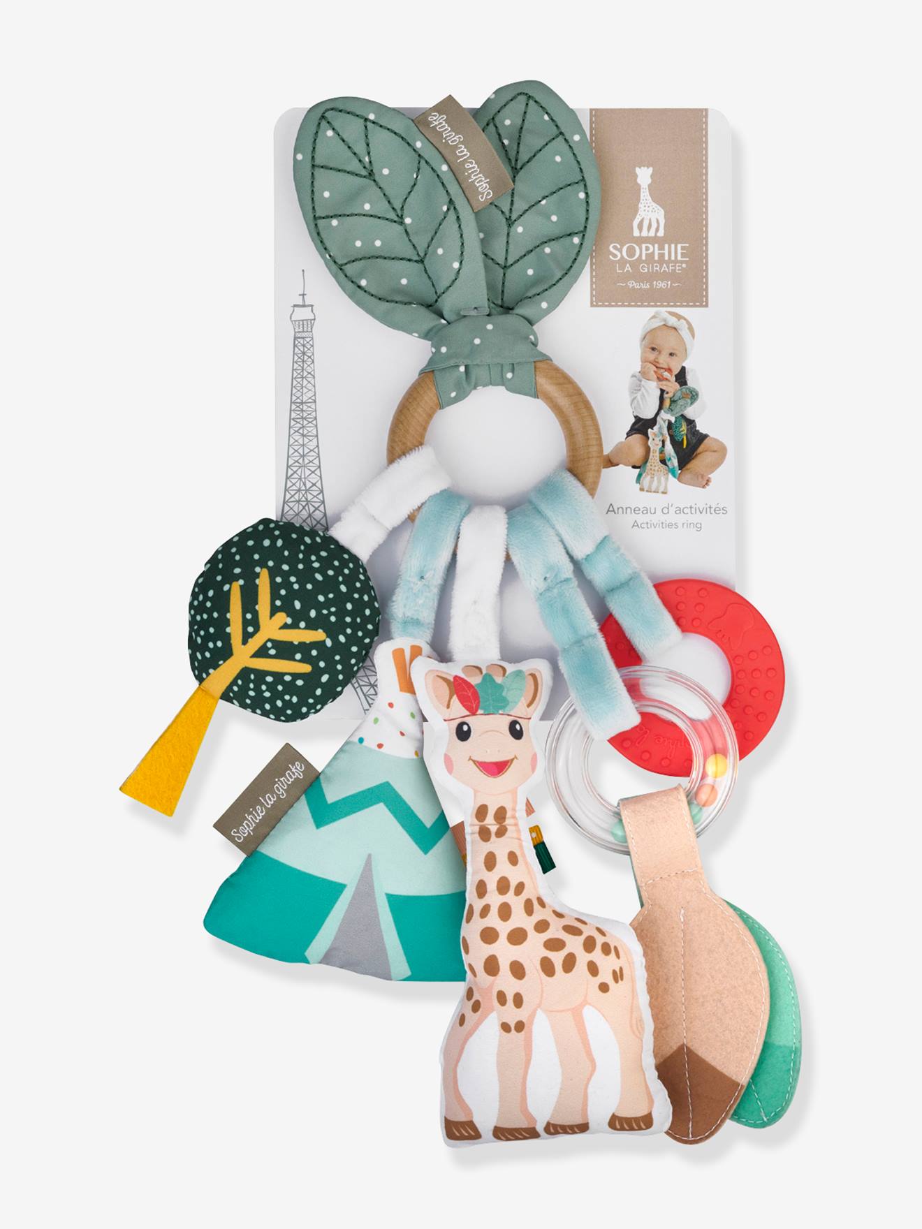 Anneau d'activités Sophie la Girafe - vulli multicolore