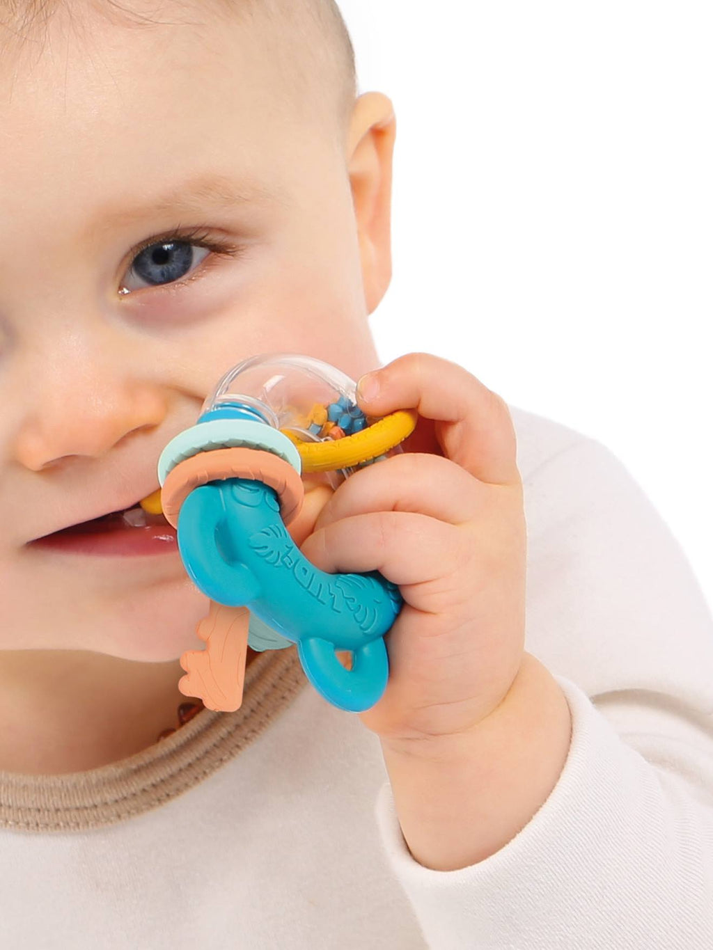Anneau de dentition clés multicolore