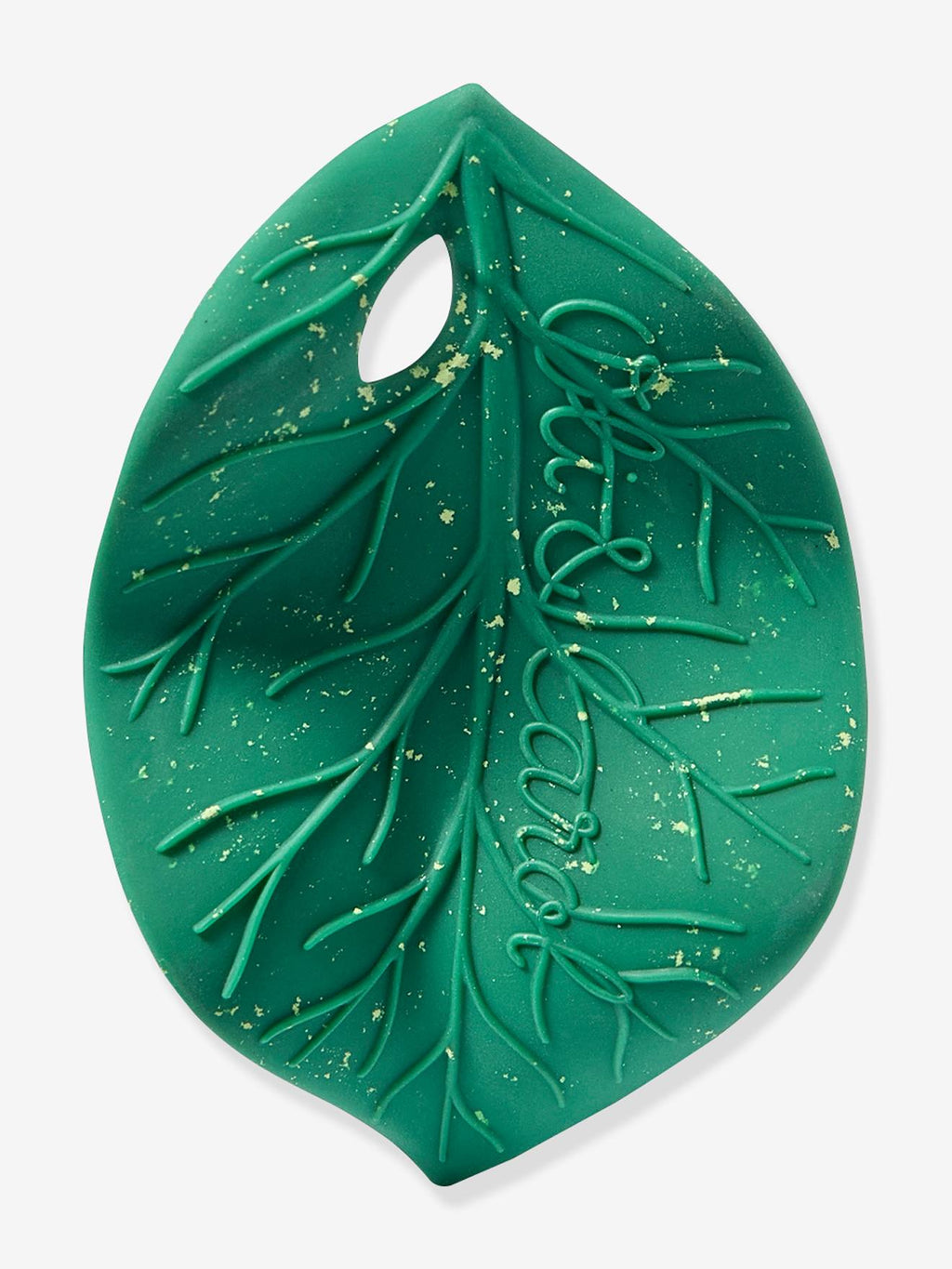 Anneau de dentition - feuille chlorophyl - vert