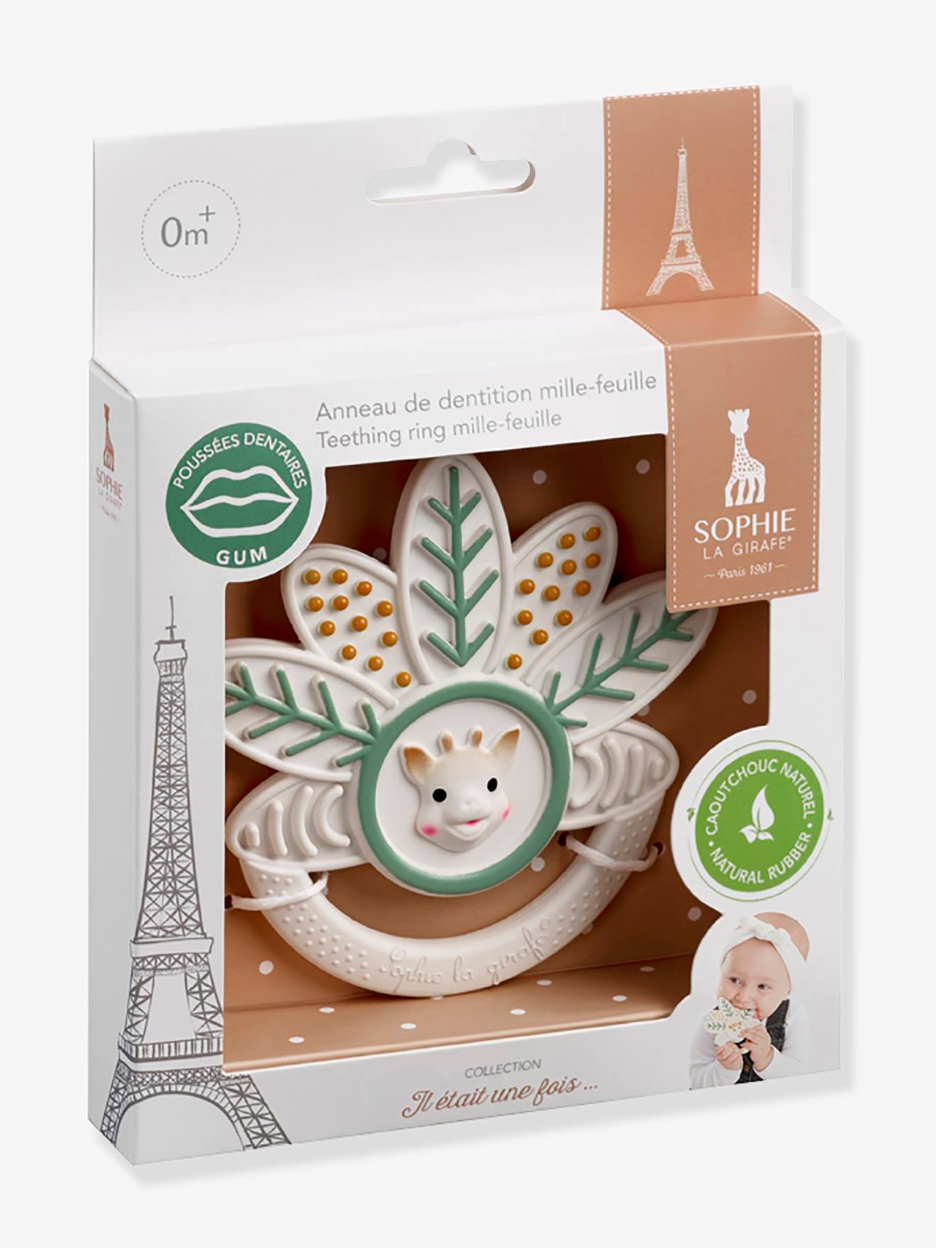 Anneau de dentition mille-feuille Sophie la Girafe - vulli multicolore