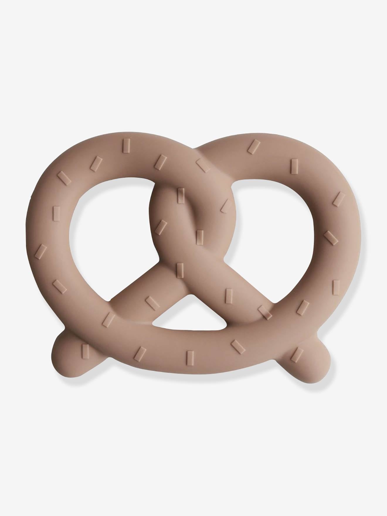 Anneau dentition bretzel marron