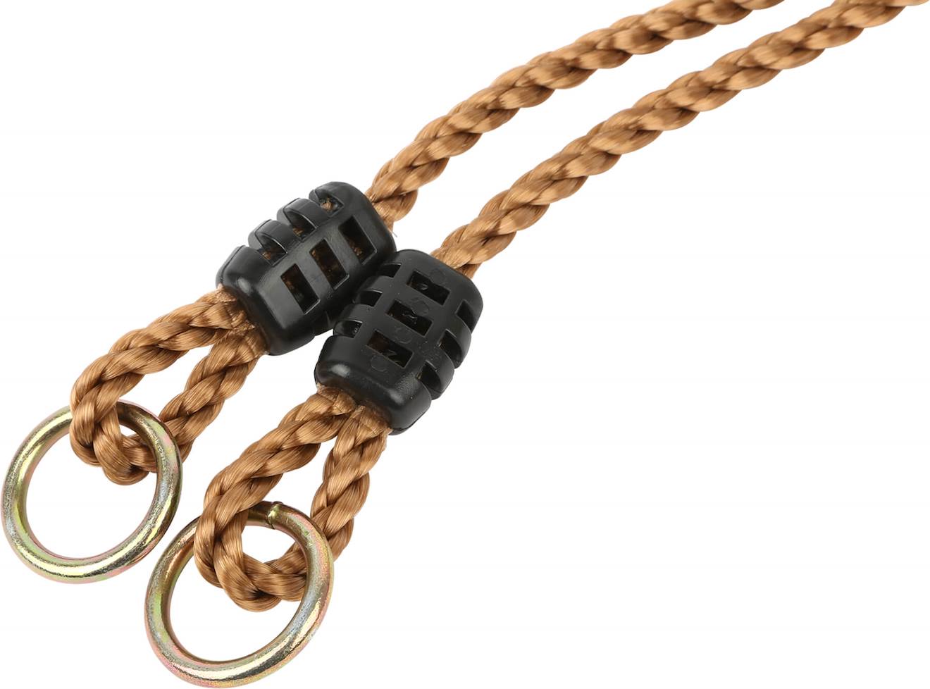Anneaux de gymnastique en bois beige