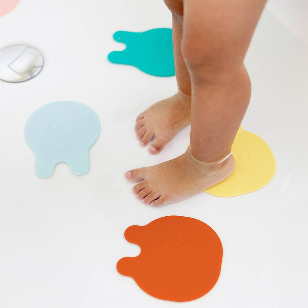 Antidérapants de bain méduses 16 pièces vert