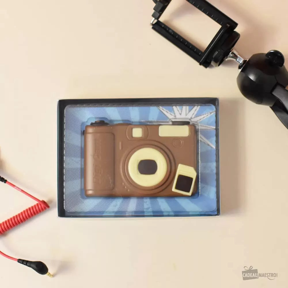 Coffret Appareil photo en chocolat