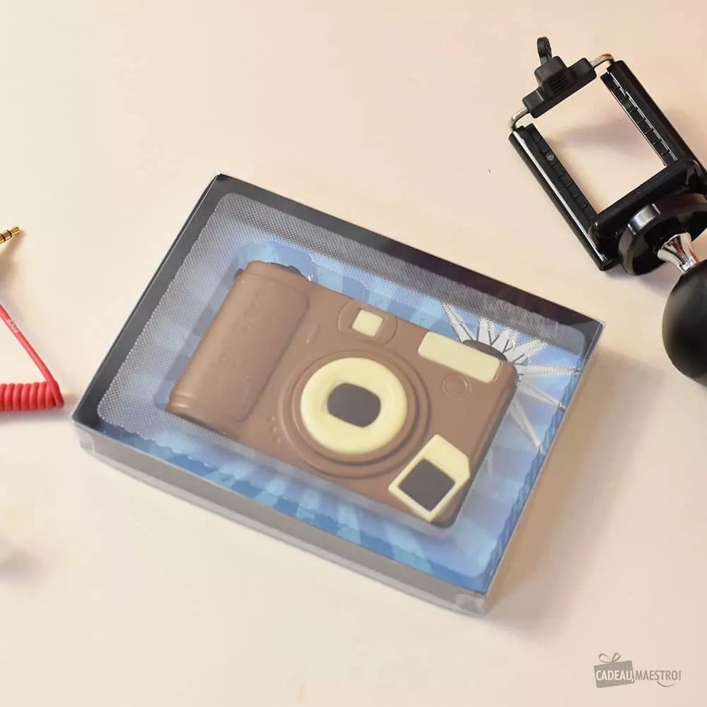 Coffret Appareil photo en chocolat