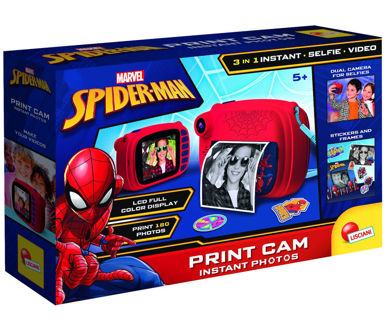 Appareil photo instantané Spider-Man multicolore