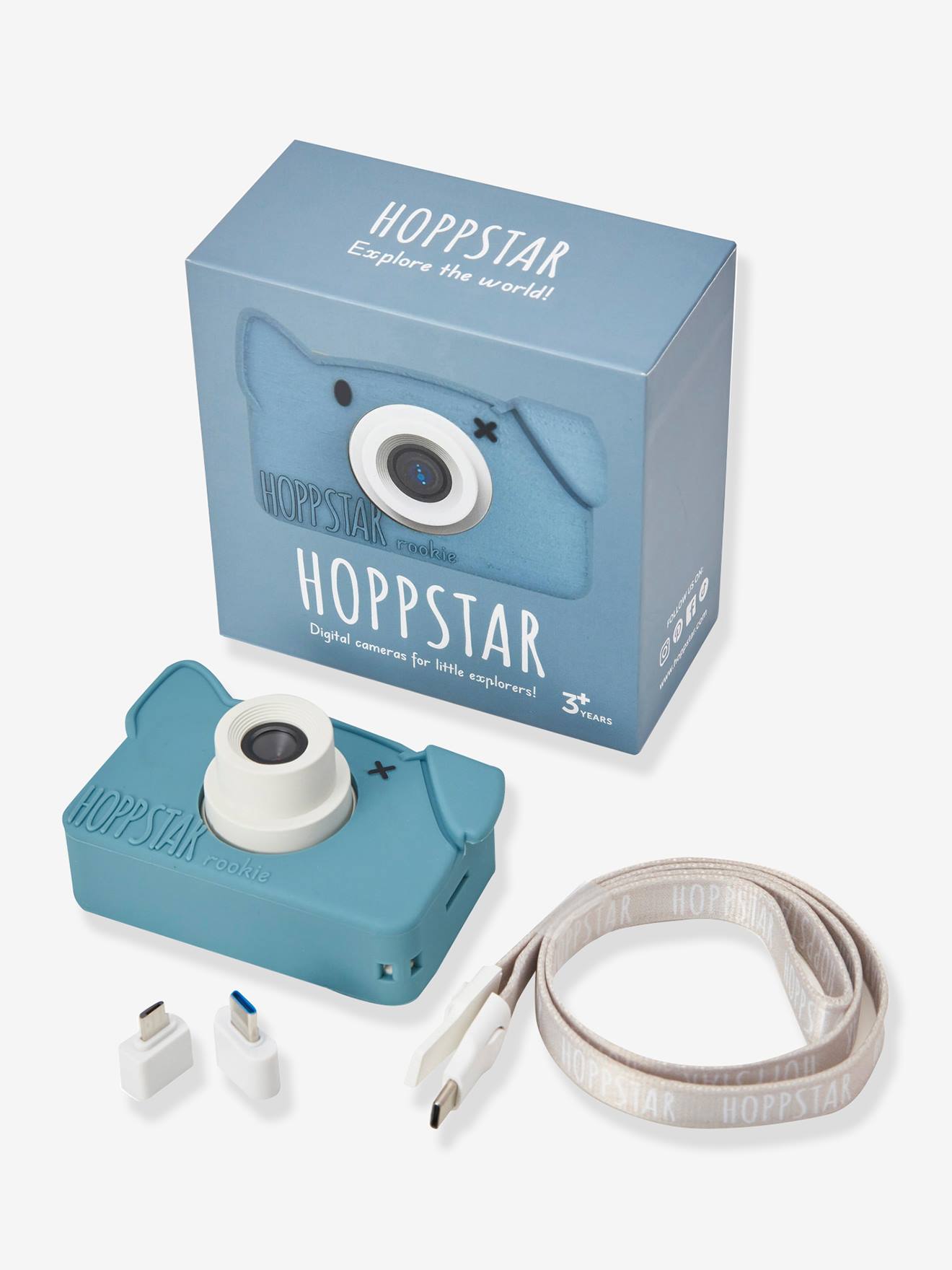 Appareil photo rookie animaux bleu