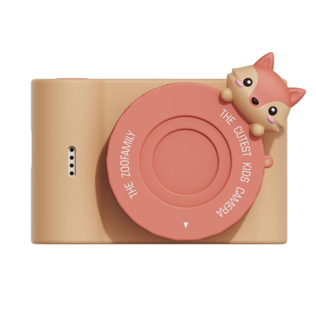 Appareil photo urbain renard orange, rose