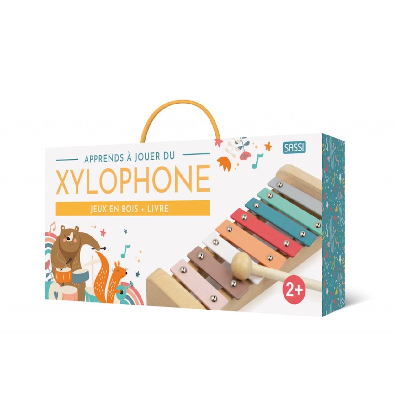 Apprends à jouer du xylophone bleu
