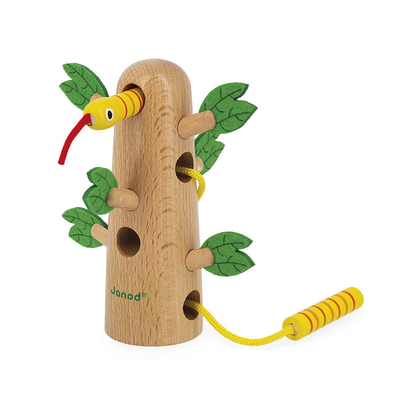 Arbre tropical à lacer en bois FSC multicolore