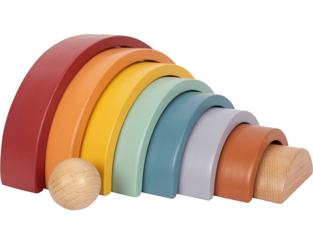 Arc-en-ciel en bois safari beige