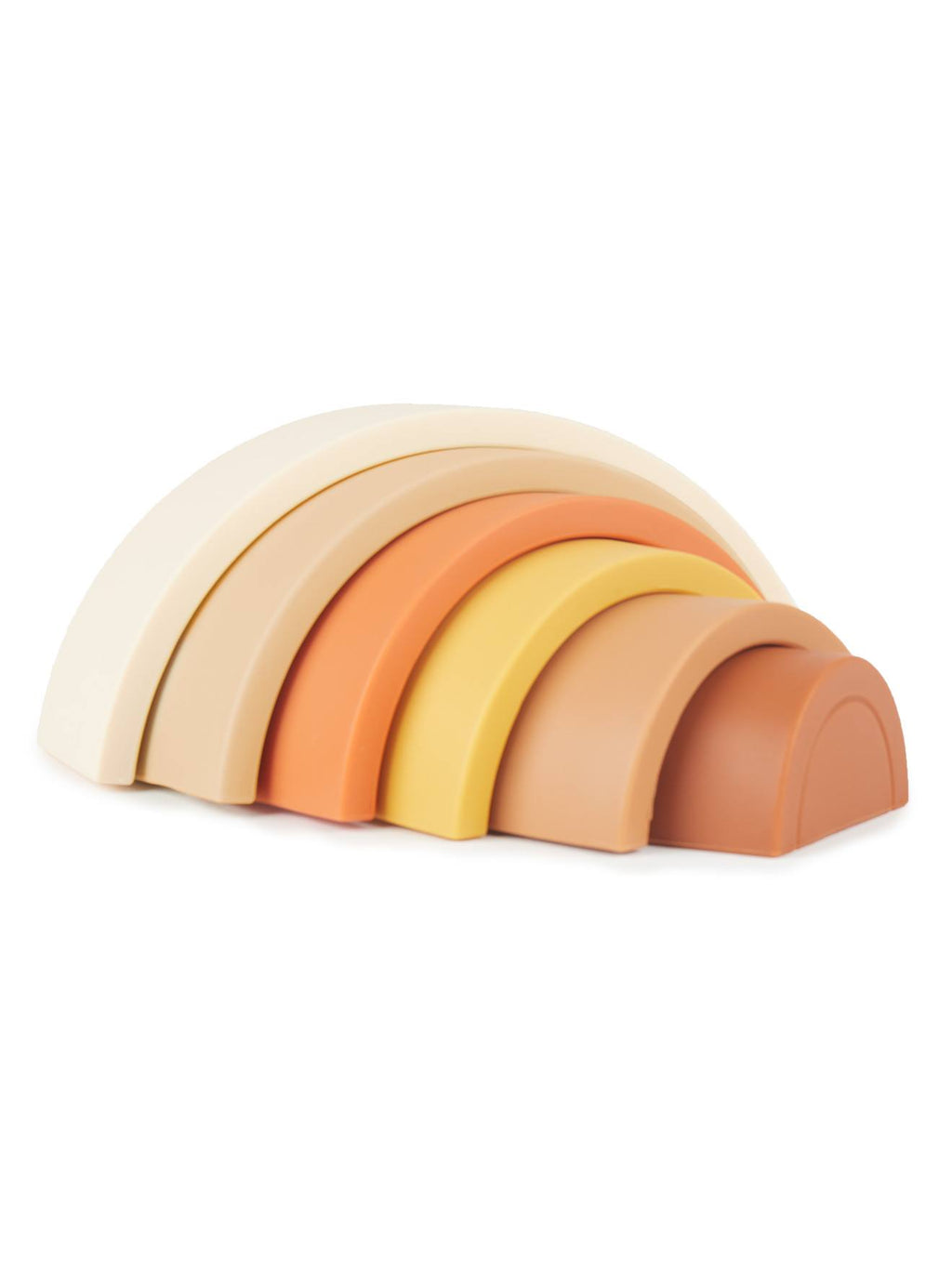 Arc-en-ciel en silicone - jeu d'empilage chocolate bliss