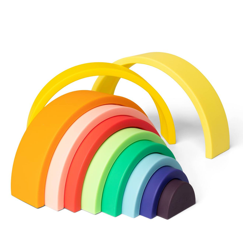 Arc-en-ciel en silicone multicolore jaune