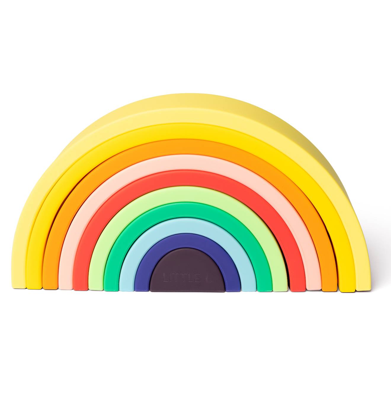 Arc-en-ciel en silicone multicolore jaune