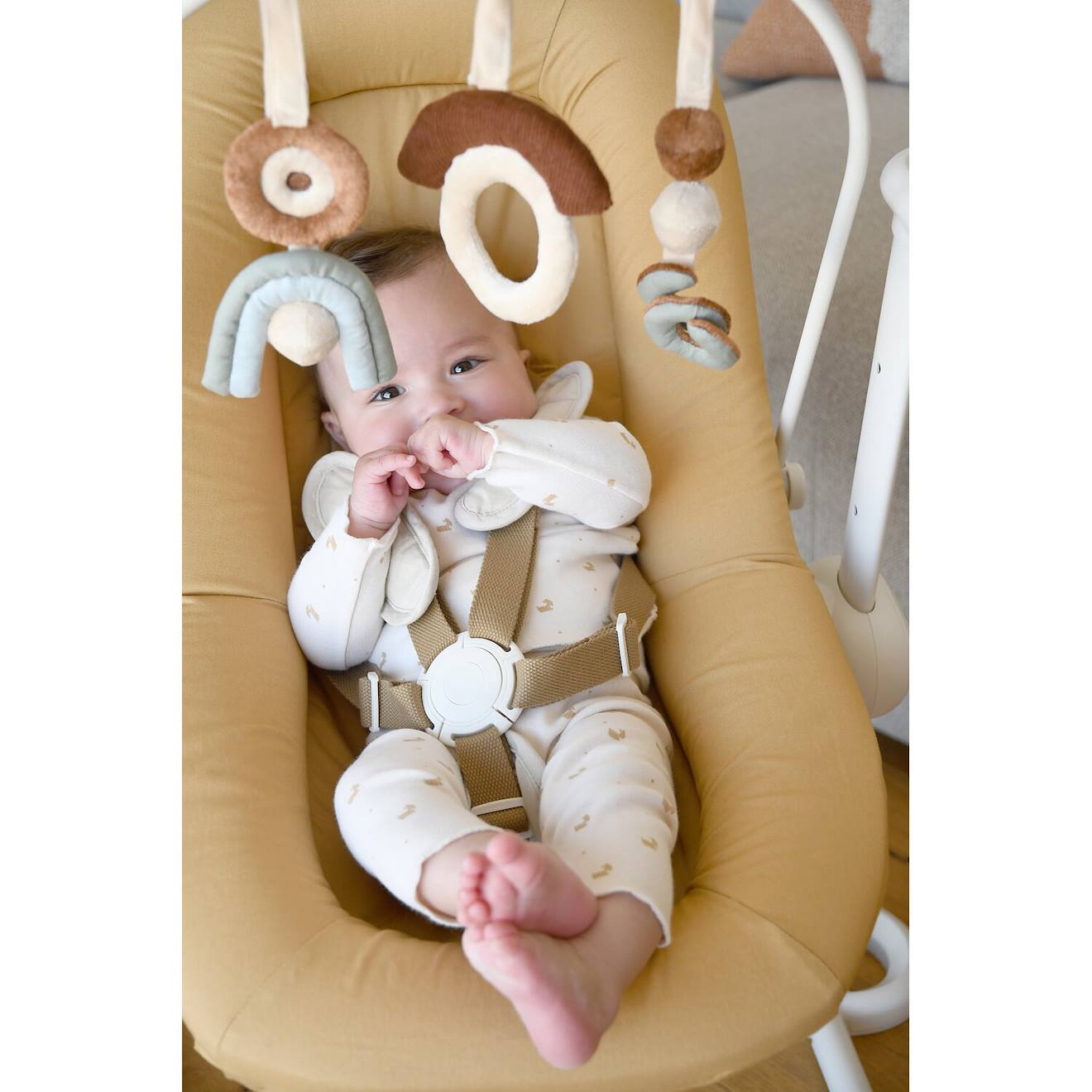 Arche de jeux avec jouets amovibles up&down blanc