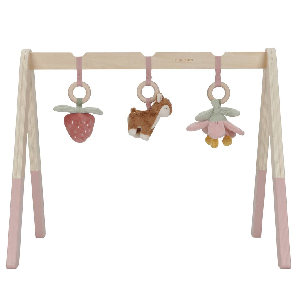 Arche d'éveil en bois fairy garden rose
