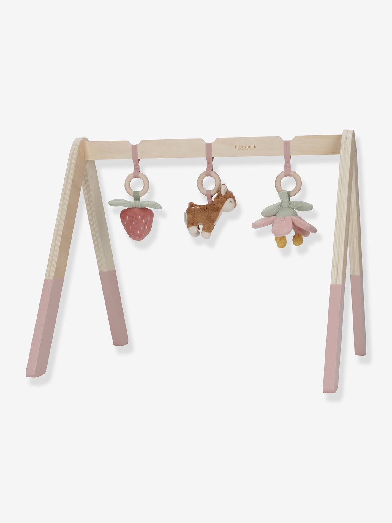 Arche d'éveil en bois fairy garden - rose poudré