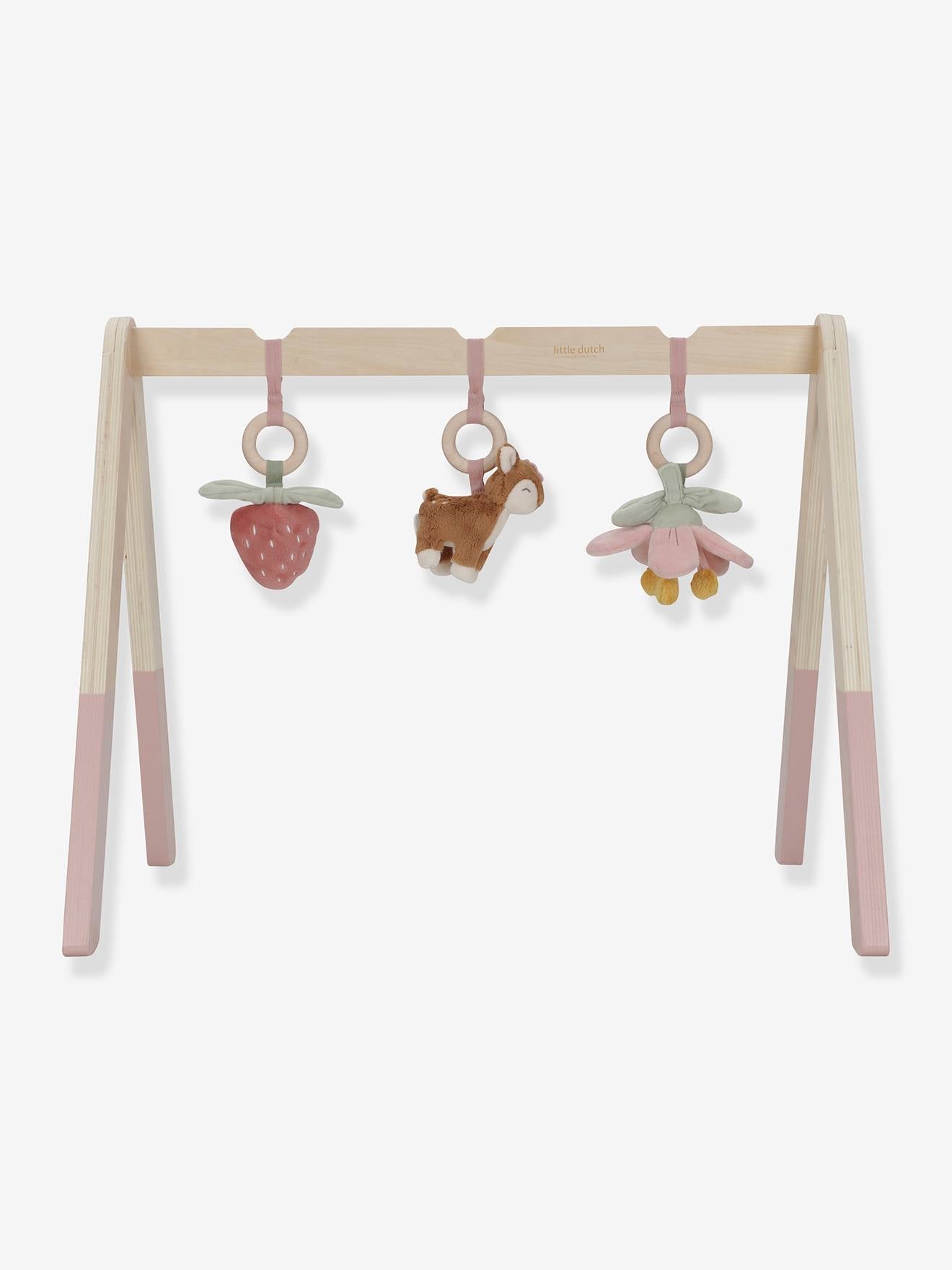 Arche d'éveil en bois fairy garden - rose poudré
