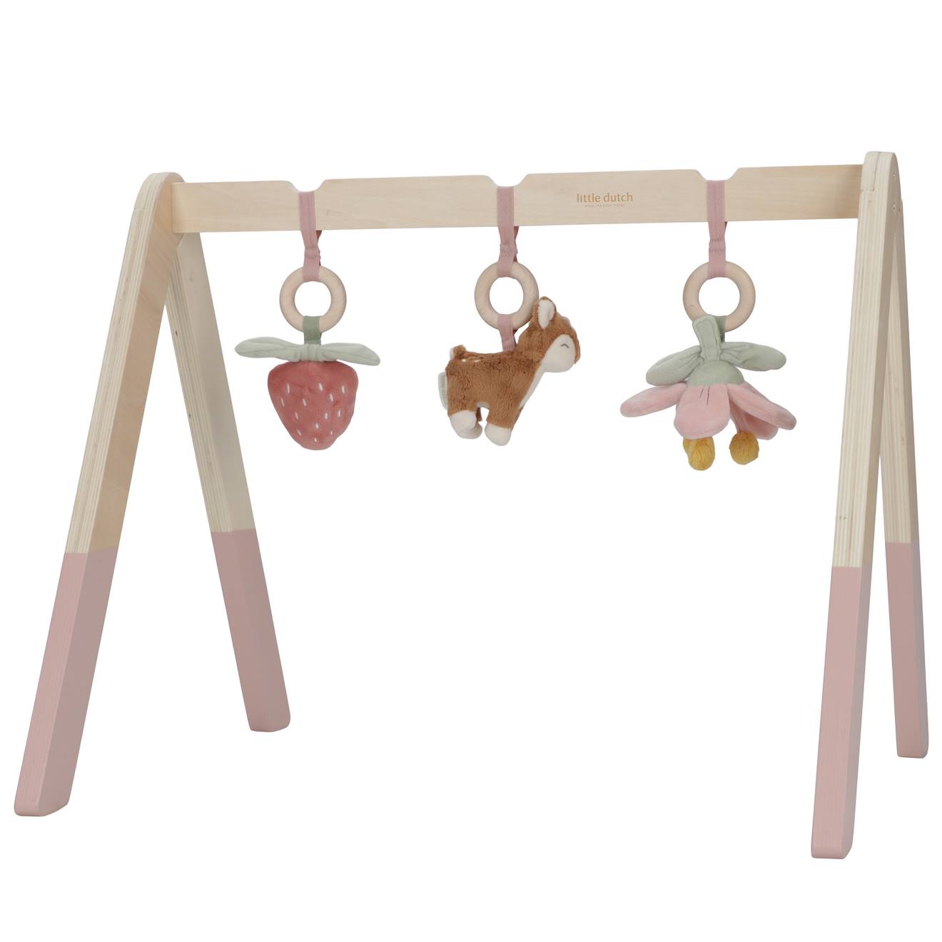 Arche d'éveil en bois fairy garden rose