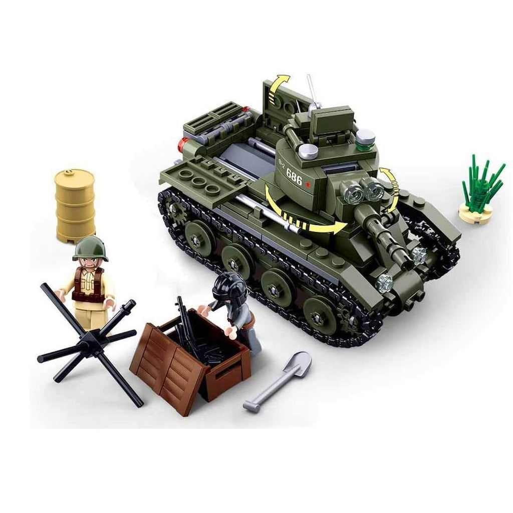 Army wwii - char militaire allié vert