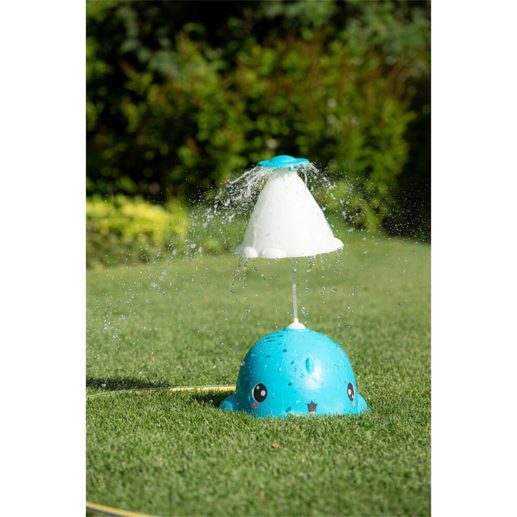 Arroseur baleine 30x32x30 cm bleu