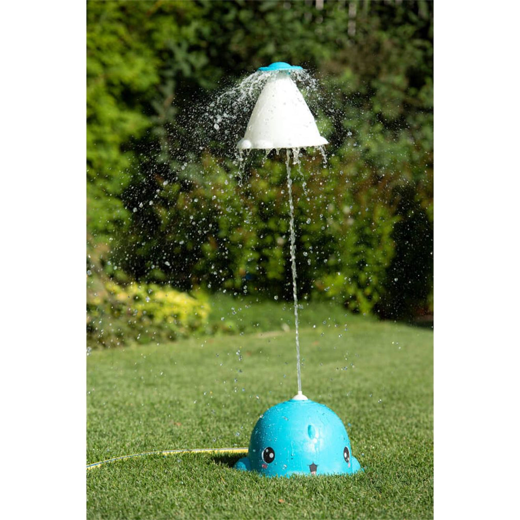 Arroseur baleine 30x32x30 cm bleu