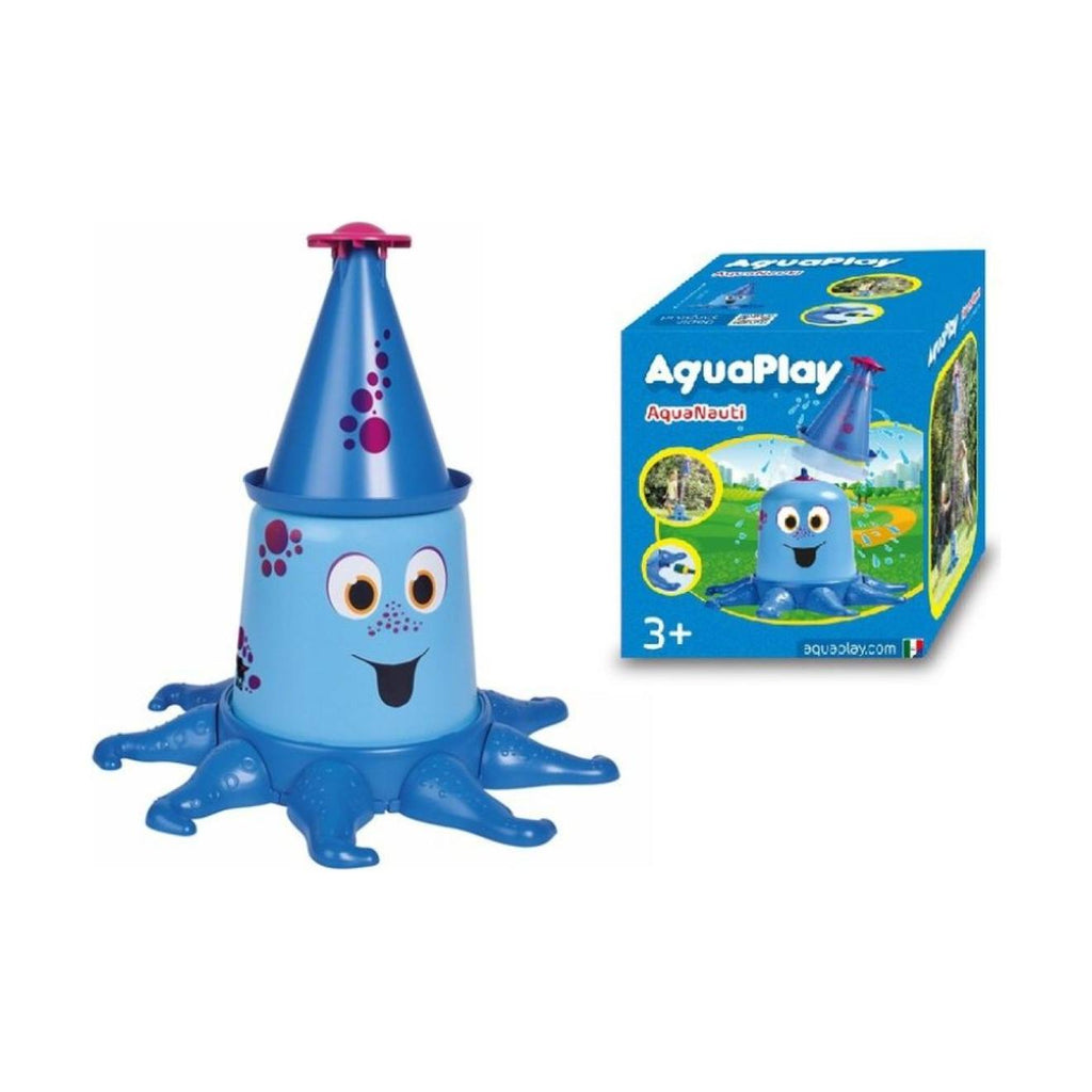 Arroseur d'eau bleu