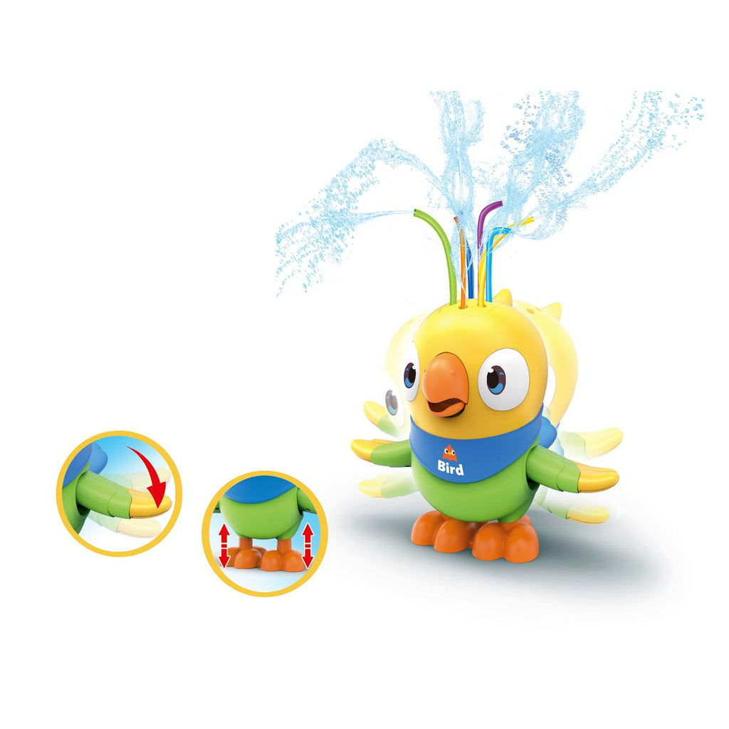 Arroseur splash & fun ''perroquet'', hauteur 20 cm multicolore