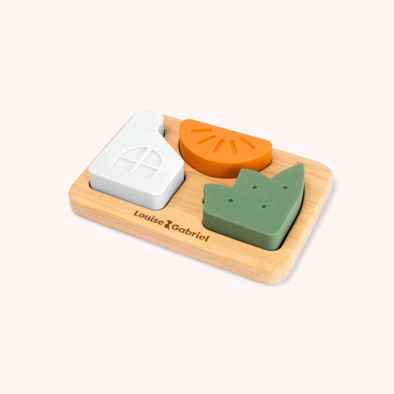 Arthur le puzzle en caoutchouc naturel multicolore