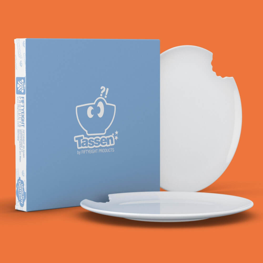 Assiettes Morsure 28cm (x2) - Art de la Table Tassen