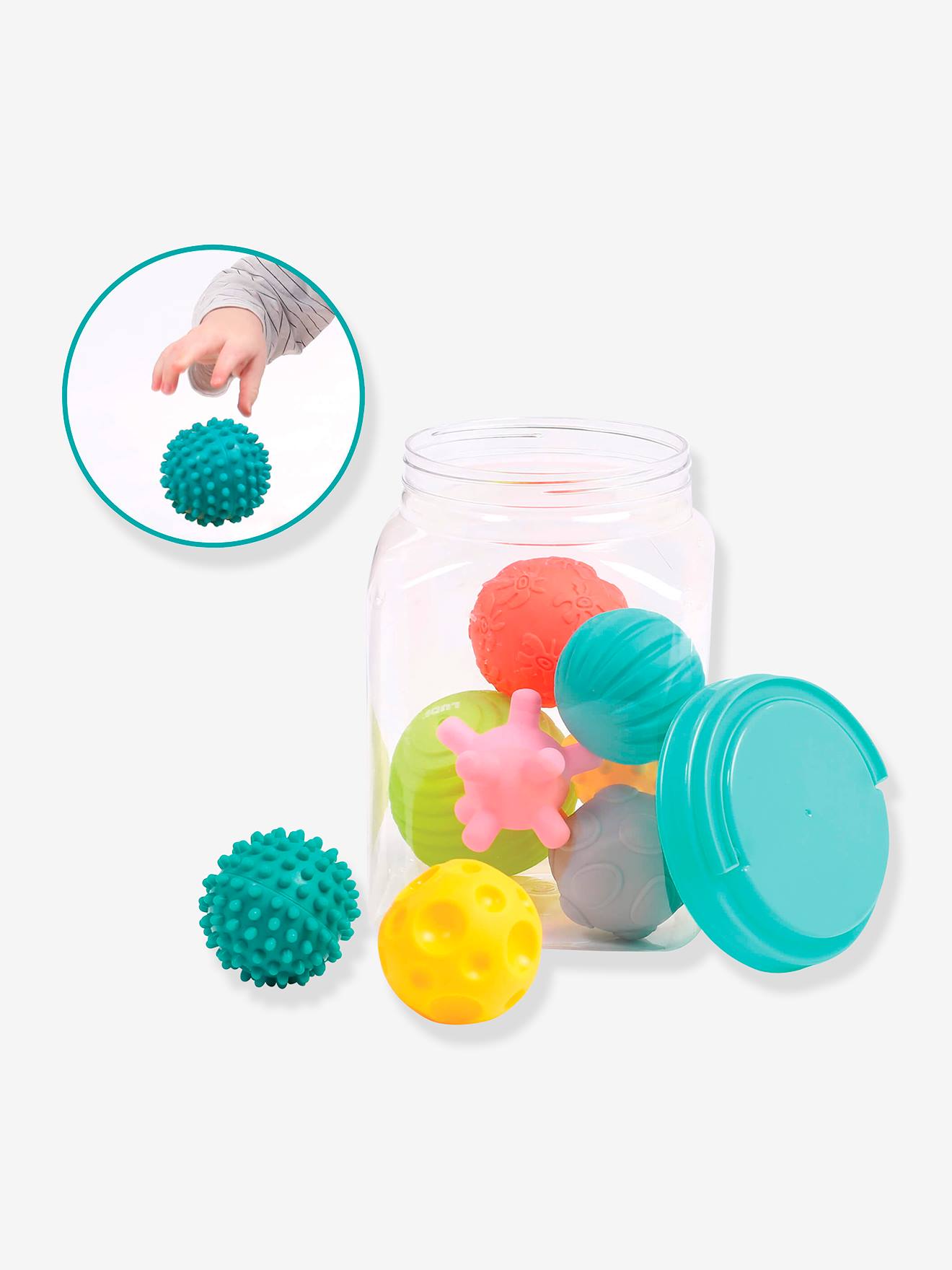 Assortiment de 8 balles - multicolore