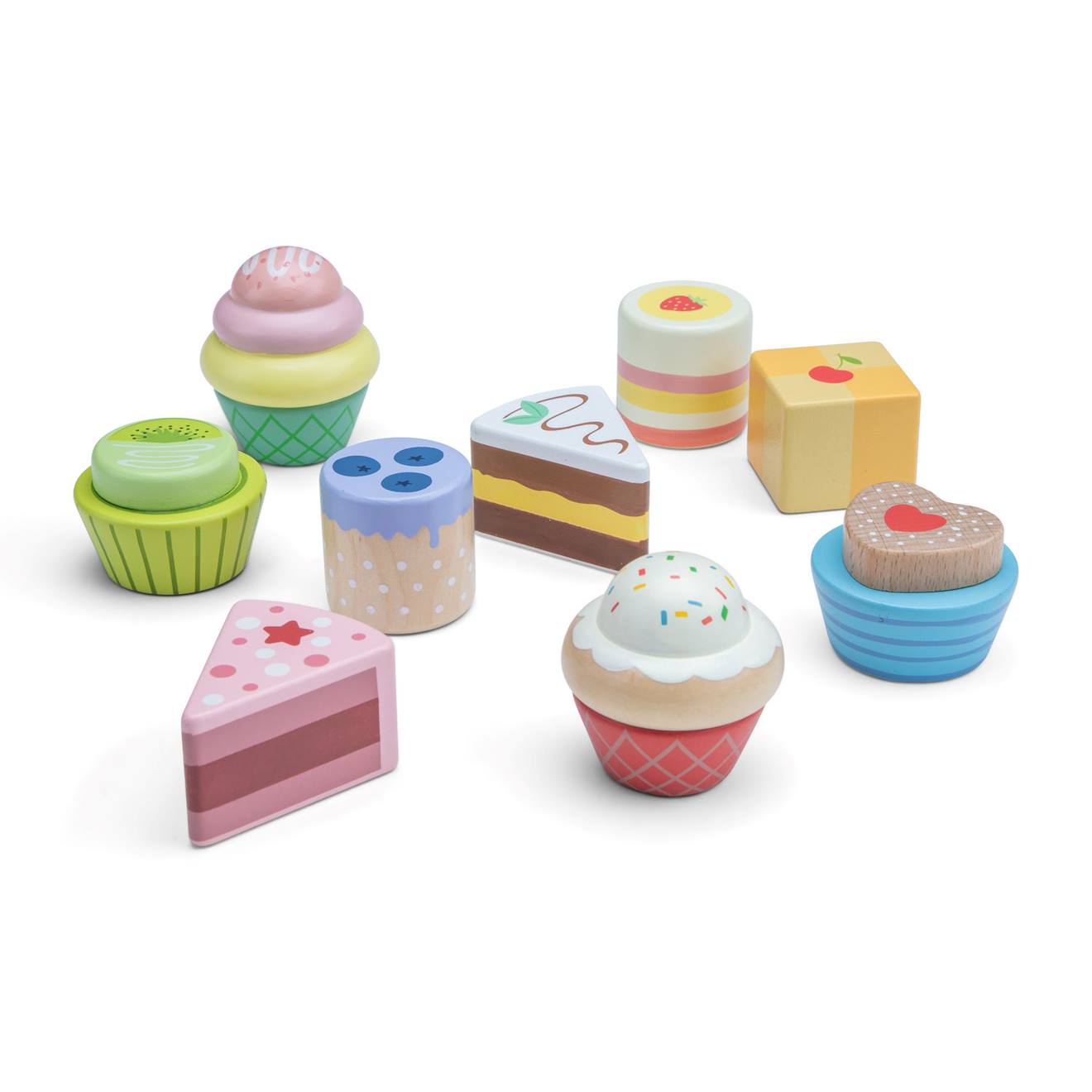 Assortiment de pâtisseries rose