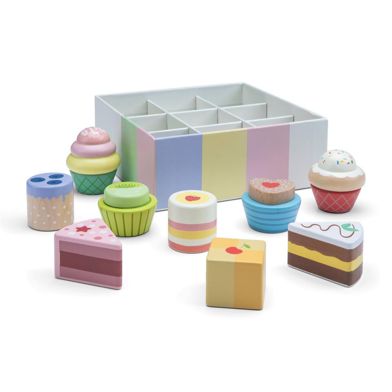 Assortiment de pâtisseries rose