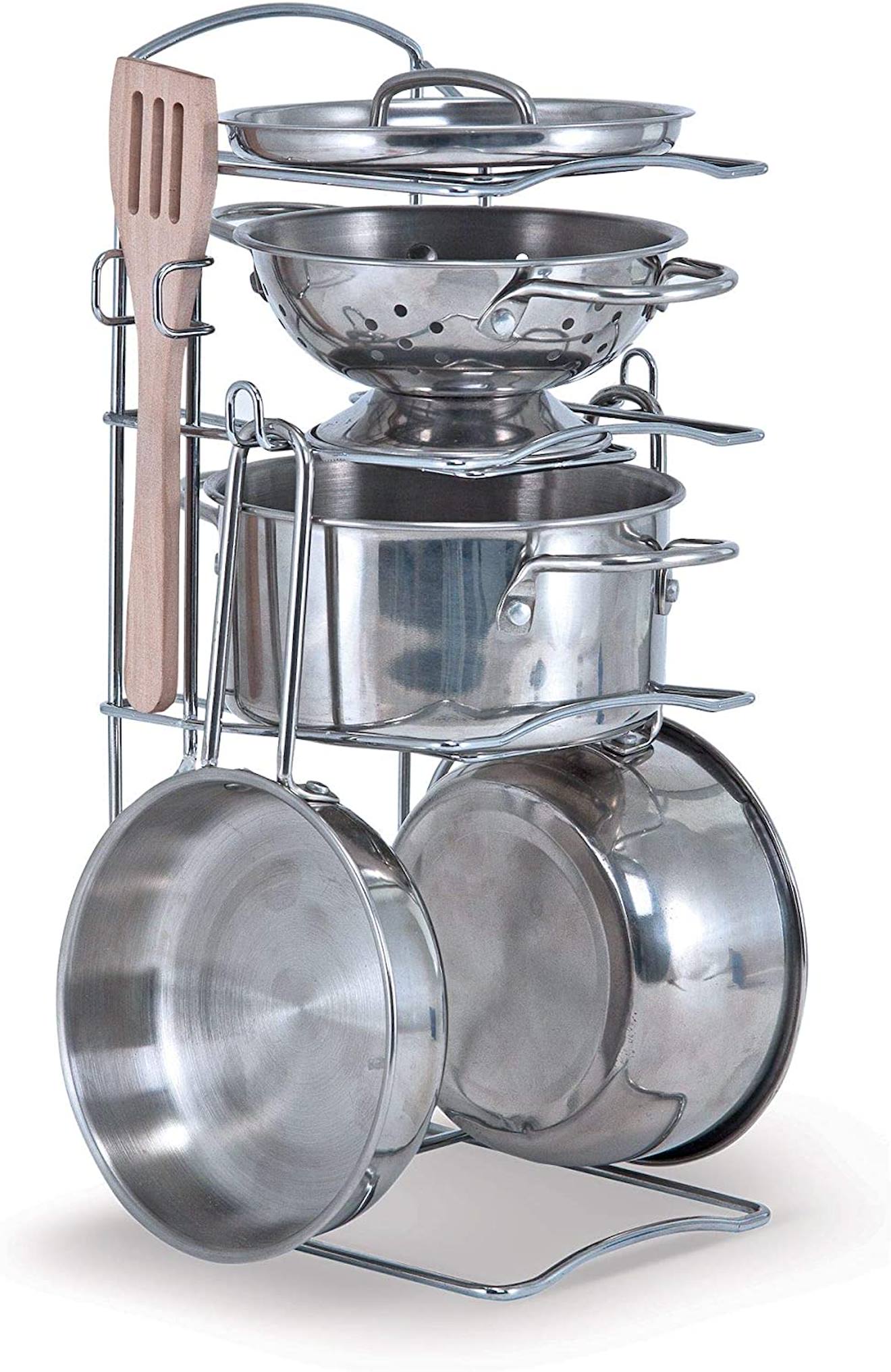 Assortiment poêlons et casseroles gris