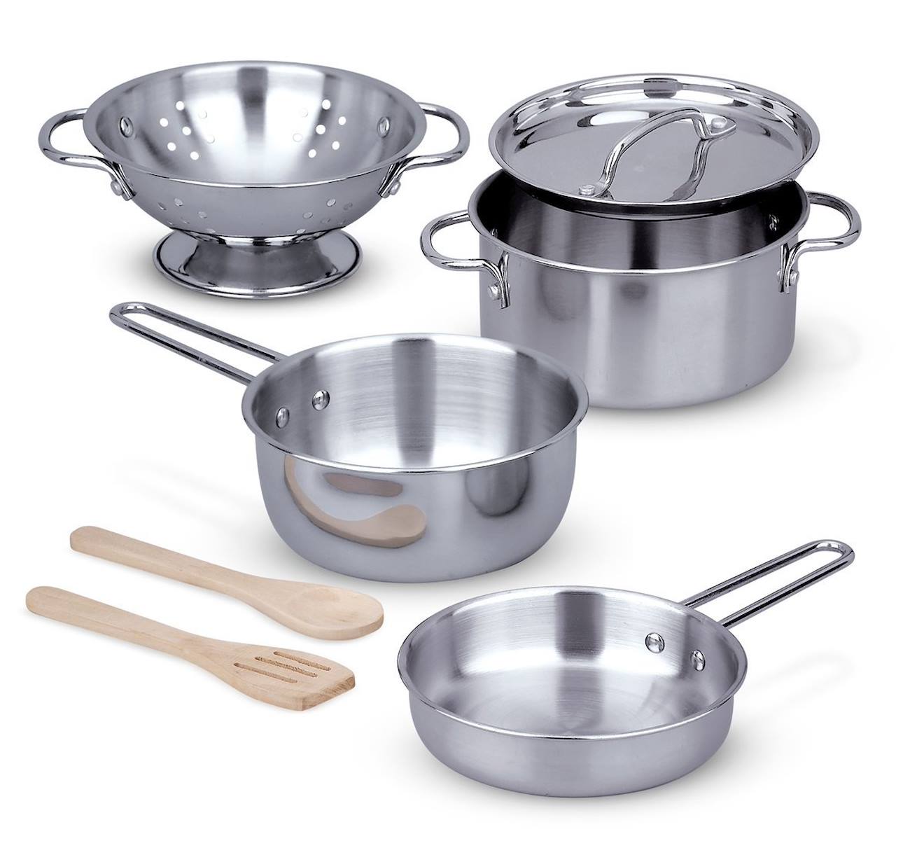 Assortiment poêlons et casseroles gris
