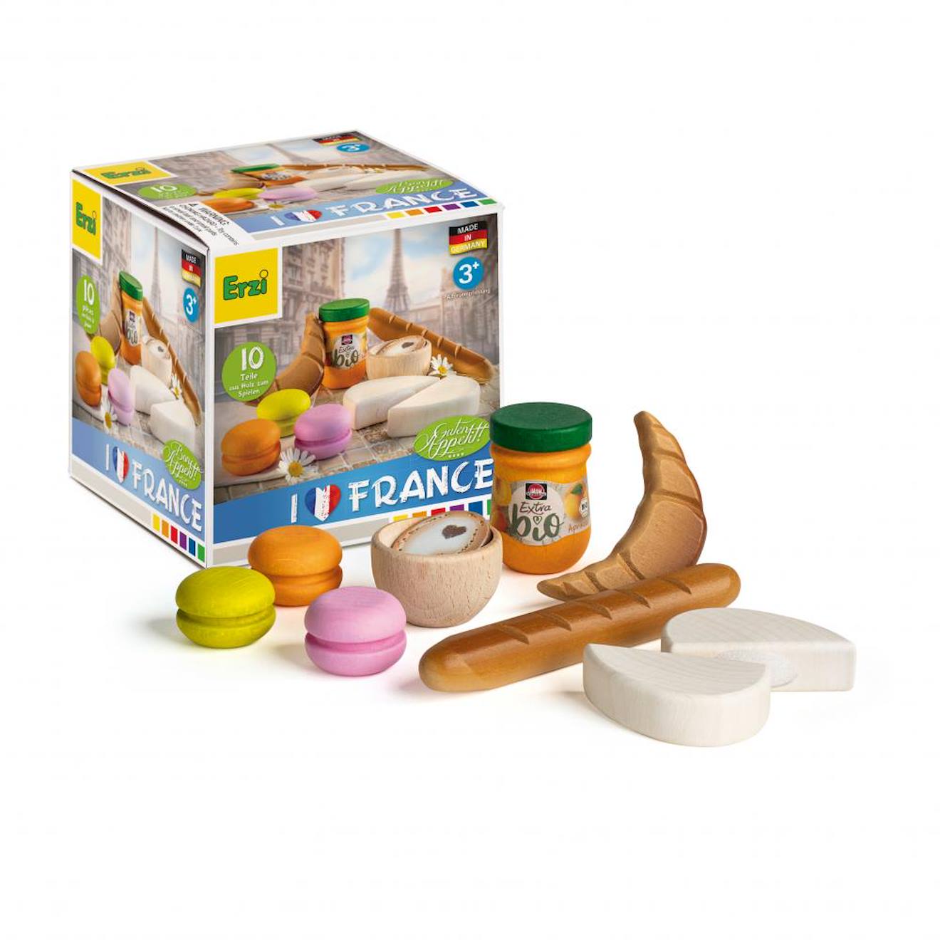 Assortiment pour le repas français multicolore
