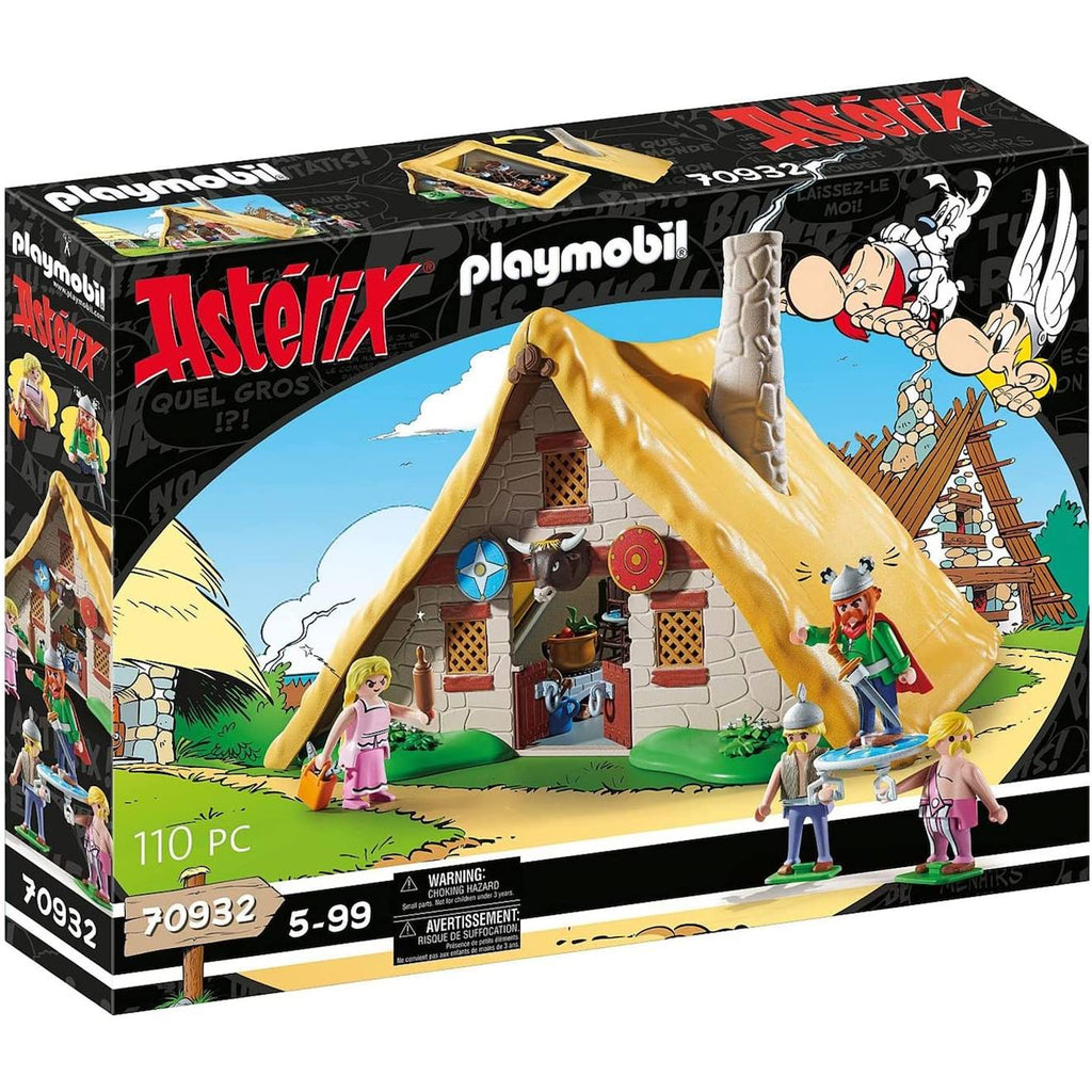 Astérix la hutte d'abraracourcix 70932 multicolore