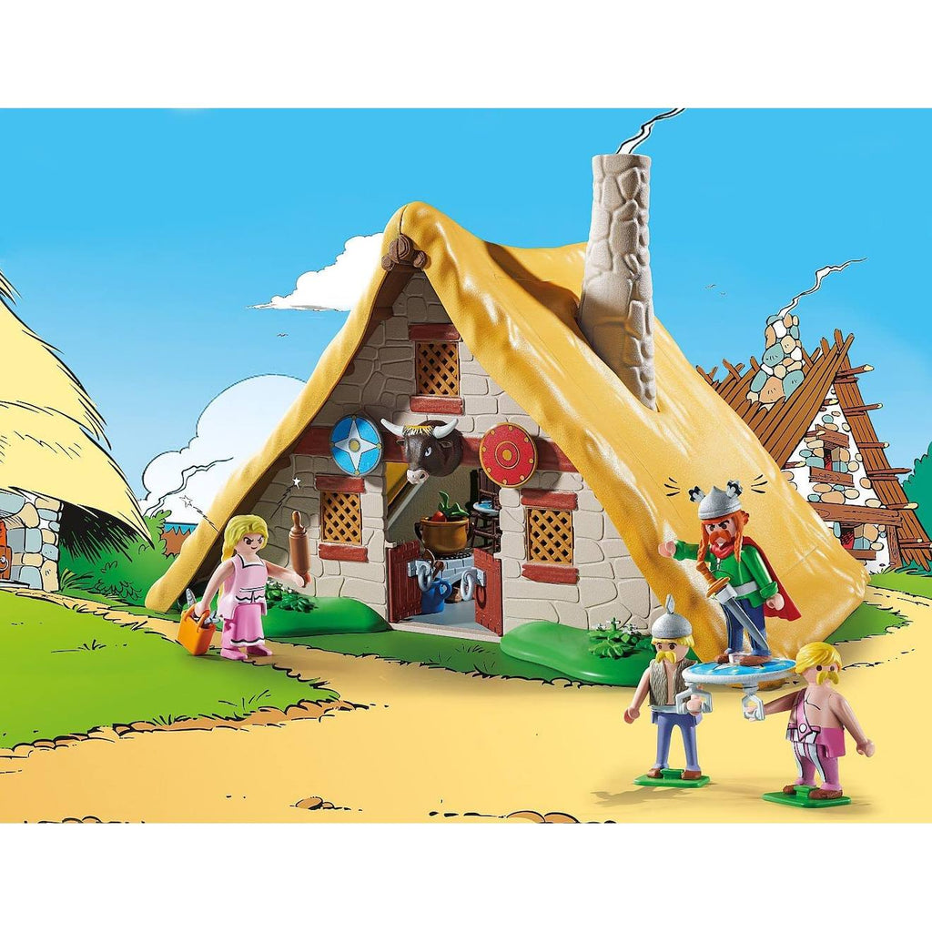 Astérix la hutte d'abraracourcix 70932 multicolore