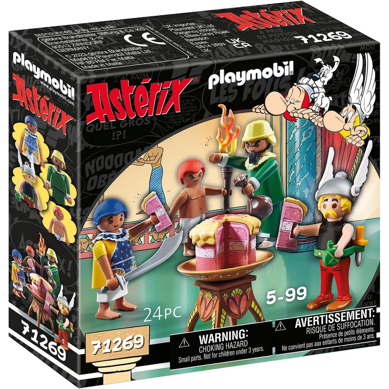 Astérix - le gâteau empoisonné d'amonbofis 71269 multicolore
