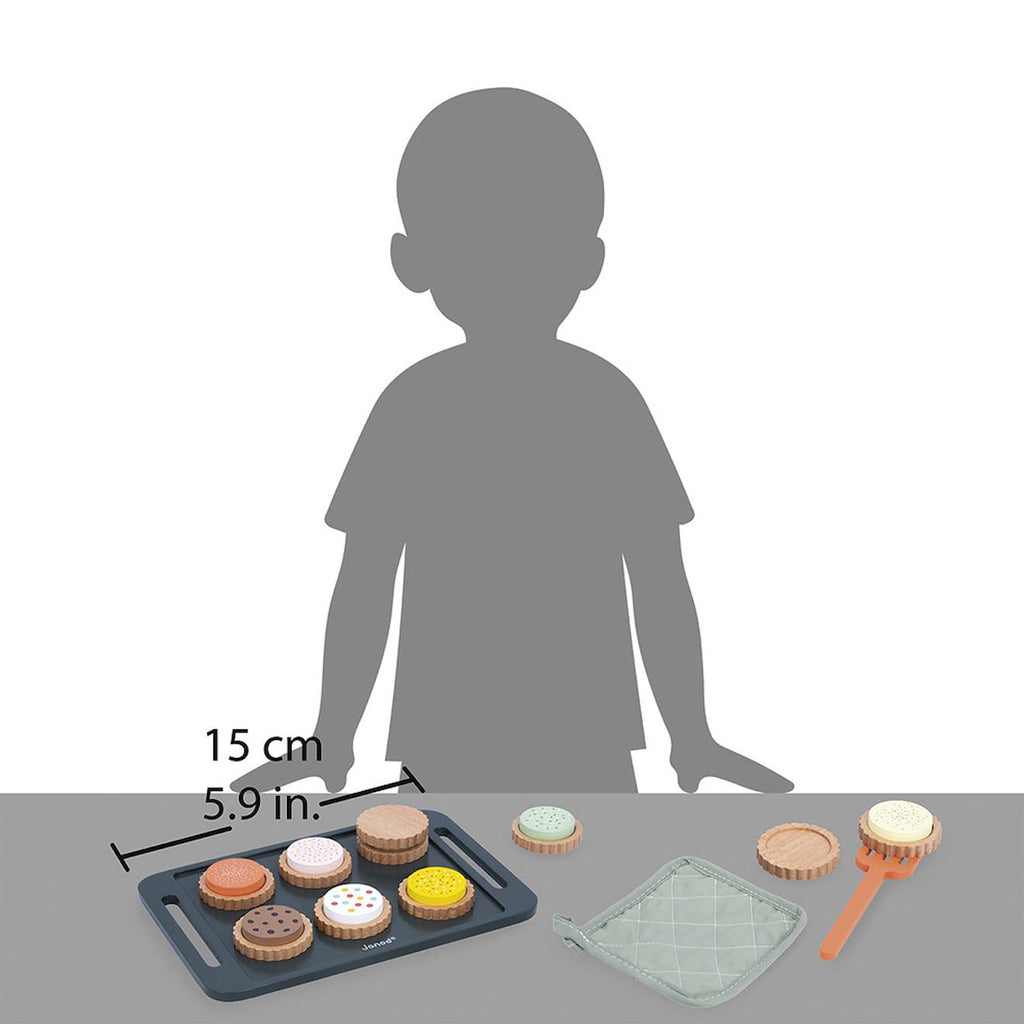 Atelier biscuits, kit pâtisserie en bois FSC multicolore