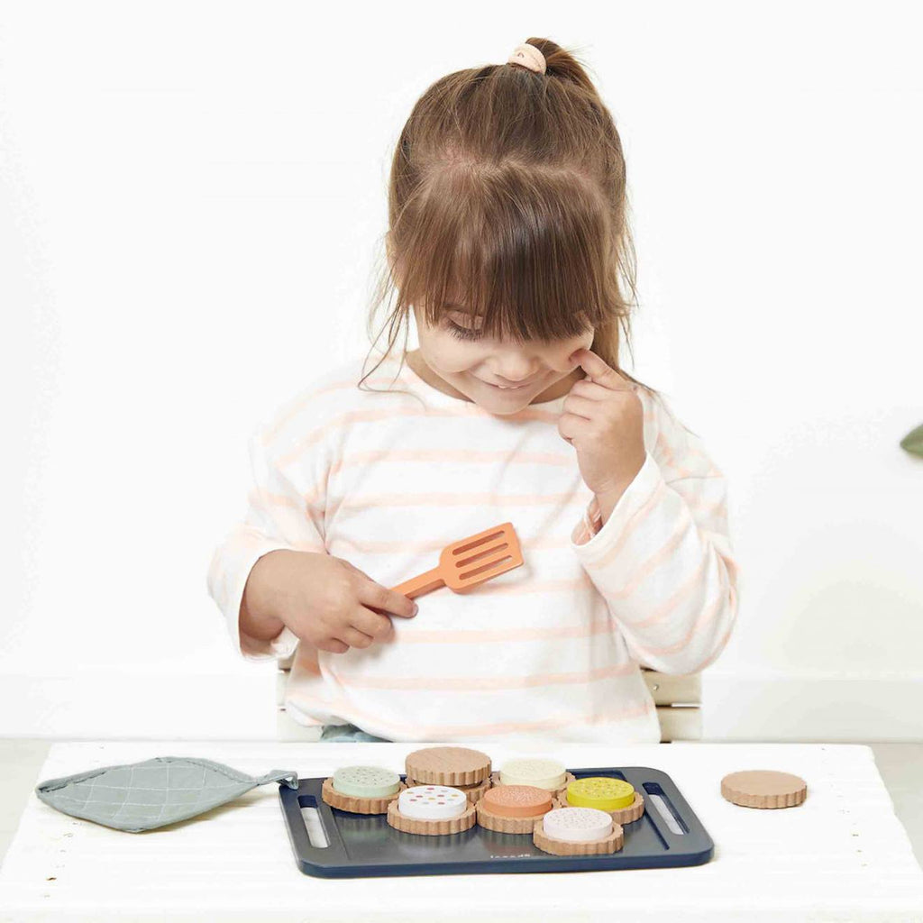 Atelier biscuits, kit pâtisserie en bois FSC multicolore